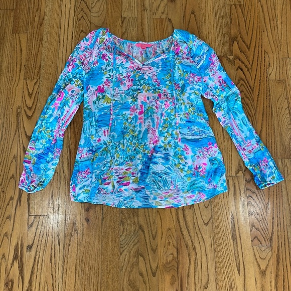 Lilly Pulitzer Tops - Lilly Pulitzer Willa top size small NWT